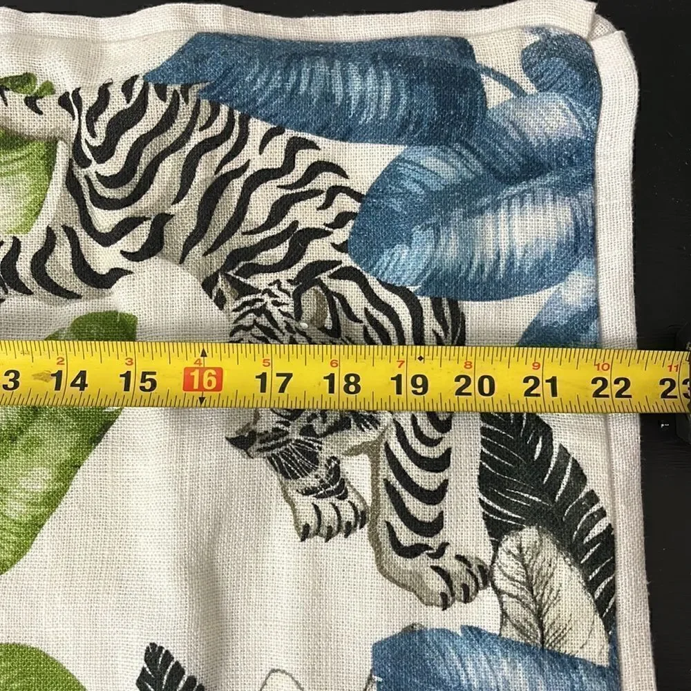 Williams Sonoma Tropical Jungle Print pillow cover